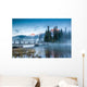 Canadian Landscape Misty Sunrise Wall Decal