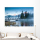 Canadian Landscape Misty Sunrise Wall Decal