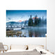 Canadian Landscape Misty Sunrise Wall Decal