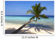 Beautiful Beach with Palm Wall Decal