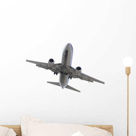 Airplane White Wall Decal