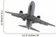 Airplane White Wall Decal