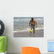 Middle Age Man Playing Wall Decal