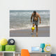 Middle Age Man Playing Wall Decal