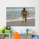 Middle Age Man Playing Wall Decal