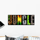 Jungle T-short Print Black Wall Decal