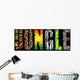 Jungle T-short Print Black Wall Decal