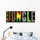 Jungle T-short Print Black Wall Decal