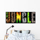 Jungle T-short Print Black Wall Decal