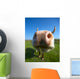 Amusing Close-up Cow's Mug Wall Decal
