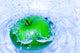 Splash-series Green Apple Wall Decal