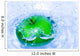 Splash-series Green Apple Wall Decal