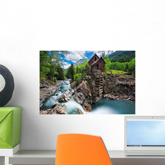 Crystal Mill Crystal Colorado Wall Decal