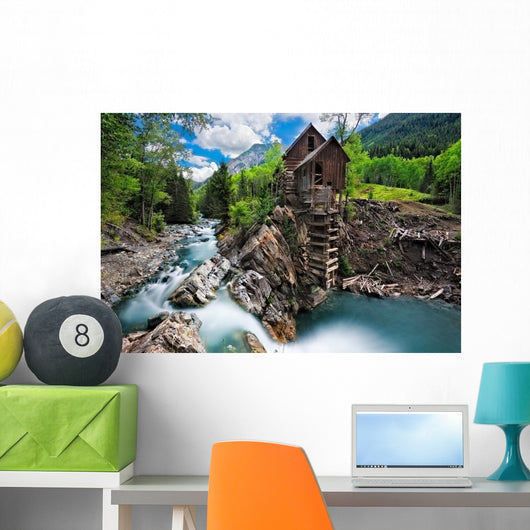 Crystal Mill Crystal Colorado Wall Decal