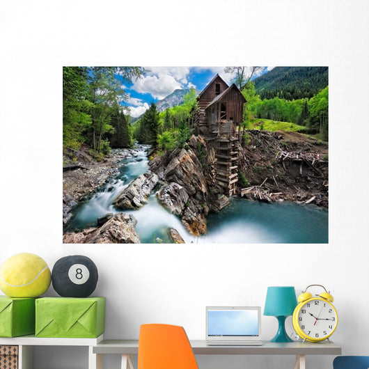 Crystal Mill Crystal Colorado Wall Decal