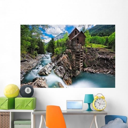 Crystal Mill Crystal Colorado Wall Decal