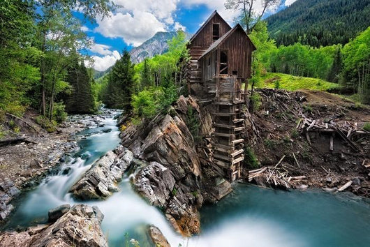 Crystal Mill Crystal Colorado Wall Decal