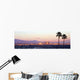 Downtown Los Angeles Sunset Wall Decal Panoramic Wall Decal