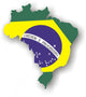 Brazil Map Wall Decal