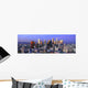 Skyline Los Angeles California Wall Decal Panoramic Wall Decal