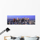 Skyline Los Angeles California Wall Decal Panoramic Wall Decal