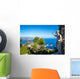 Capri Island and Caesar Statue Italy Wall Decal
