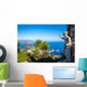 Capri Island and Caesar Statue Italy Wall Decal