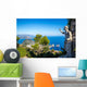 Capri Island and Caesar Statue Italy Wall Decal