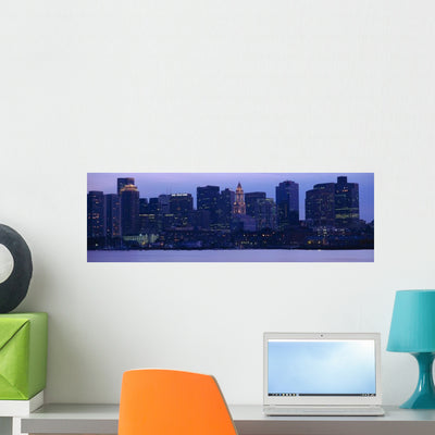 This Is Boston Harbor Wall Decal shown on a wall