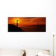 Golden Gate Bridge Sunrise Wall Decal Panoramic Wall Decal