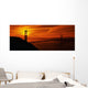 Golden Gate Bridge Sunrise Wall Decal Panoramic Wall Decal