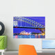 Sydney Harbor Night Wall Decal