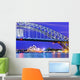 Sydney Harbor Night Wall Decal