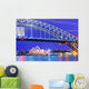 Sydney Harbor Night Wall Decal