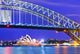 Sydney Harbor Night Wall Decal