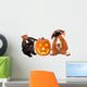 Halloween Cat and Dog Wall Decal