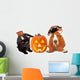 Halloween Cat and Dog Wall Decal