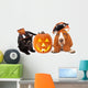 Halloween Cat and Dog Wall Decal