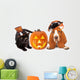 Halloween Cat and Dog Wall Decal