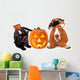 Halloween Cat and Dog Wall Decal