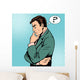 Thinking Businessman Questions Wall Decal