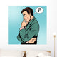 Thinking Businessman Questions Wall Decal