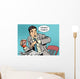 Coffee Break Late Businessman Wall Decal