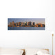 Boston Massachussets Skyline Sunrise Wall Decal