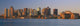 Boston Massachussets Skyline Sunrise Wall Decal