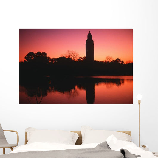 State Capitol Louisiana Baton Wall Decal