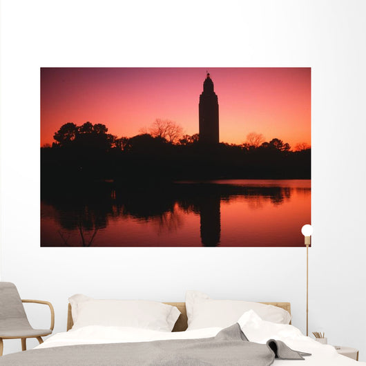State Capitol Louisiana Baton Wall Decal