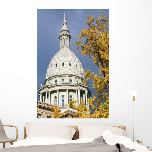 State Capitol Michigan Lansing Wall Decal