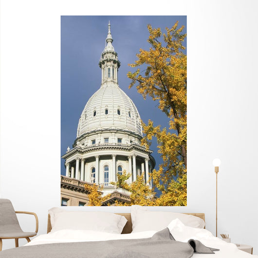 State Capitol Michigan Lansing Wall Decal