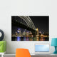 Sydney Harbour Bridge Night Wall Decal